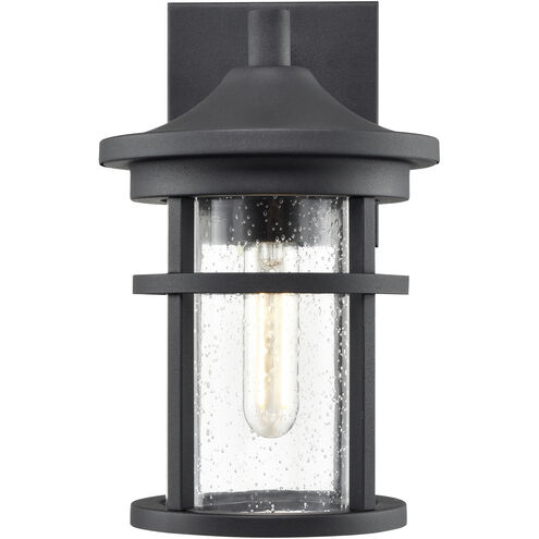 Namath 1 Light 11.25 inch Textured Black Outdoor Wall Sconce
